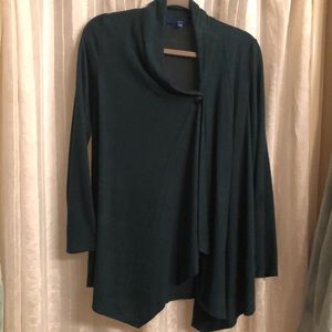 Apt. 9 Hunter Green 1-button Cardigan
